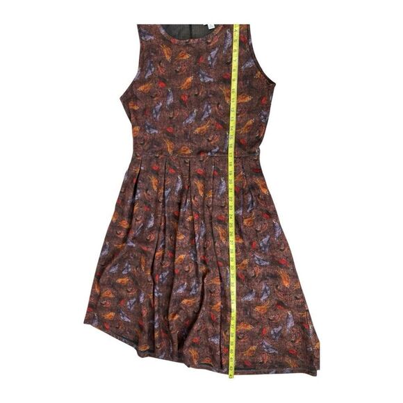 LuLaRoe Sleeveless Midi Dress Pockets‎ Birds Parakeet Sz XL - Picture 8 of 8
